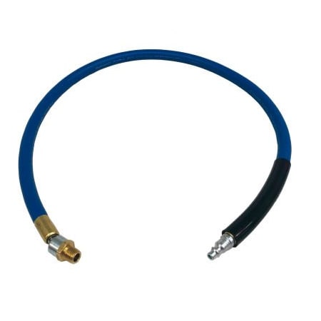 Alliance Hose Thermoplastic Snubber Hose 3/8 X 36 With 1/4 Male Swivel By Plug